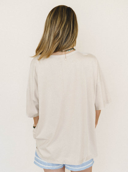 Bird Song Tee - Khaki