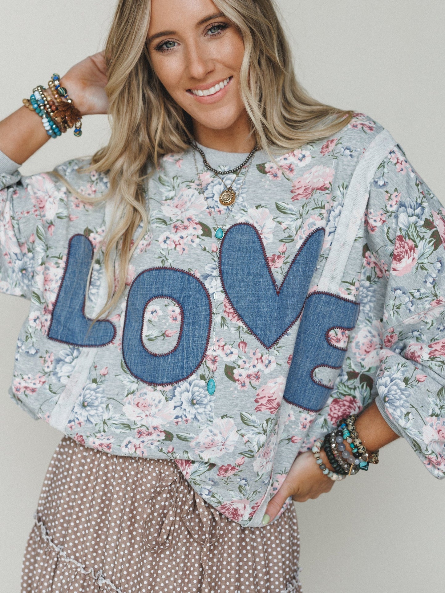 All About Love Pullover - Heather Gray