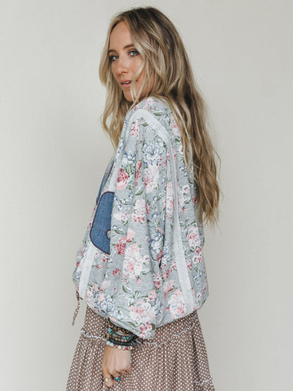All About Love Pullover - Heather Gray