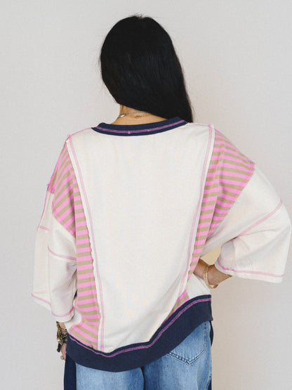 Land Of Dreams Tee - Natural Pink