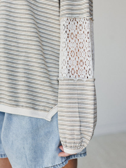 Shelby Long Sleeve Top - Grey