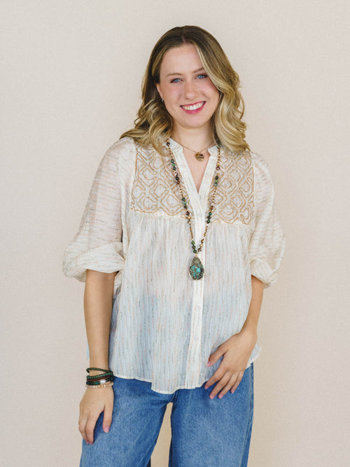 Florence Blouse - Ivory