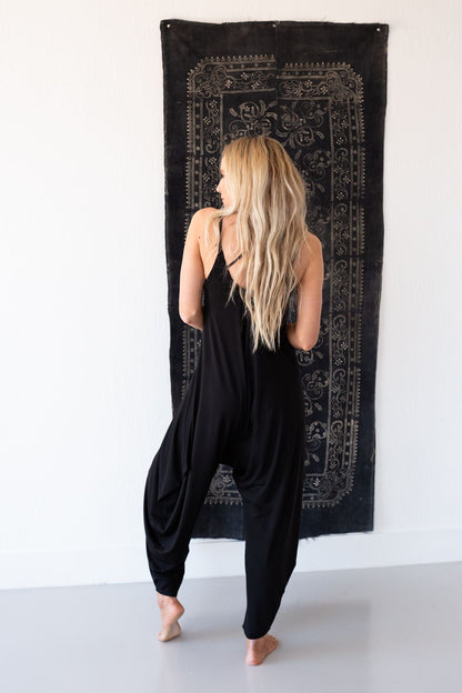 The Perfect Harem Jumpsuit - Black