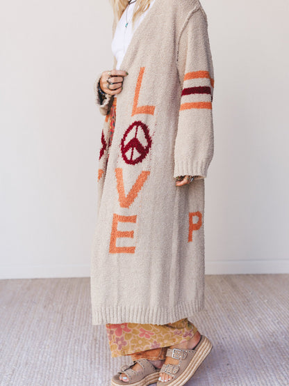 Groove In Love Sweater - Mocha