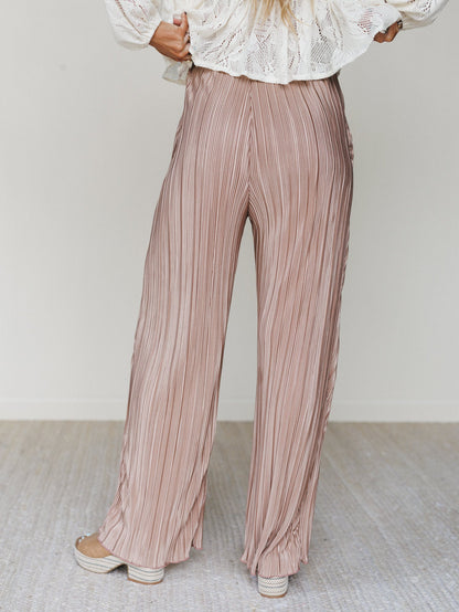 The Nest Nightingale Wide Leg Pants - Taupe