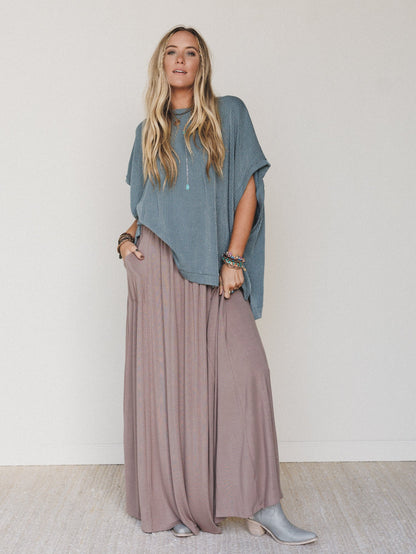 The Perfect Pocketed Maxi Skirt - Mocha