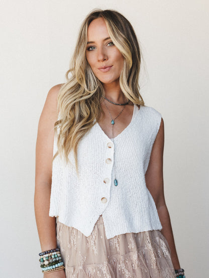 Every Moment Vest Top - Off White