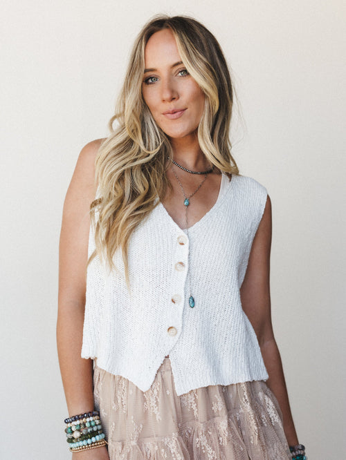 Every Moment Vest Top - Off White