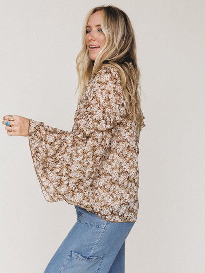 Amber Harvest Top - Olive