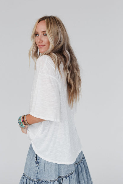 The Nest Your Favorite Slub Tee Shirt - Natural
