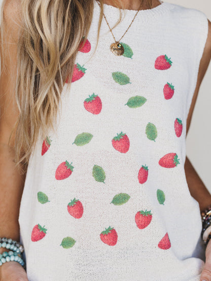 Strawberry Festival Tank - Natural