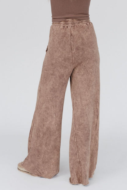 Relaxing Robin Wide Leg Pant - New Mocha