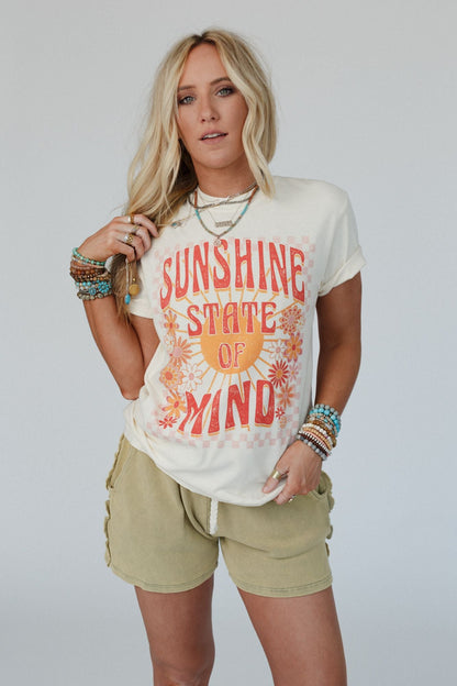 State Of Mind Graphic Tee - Ivory