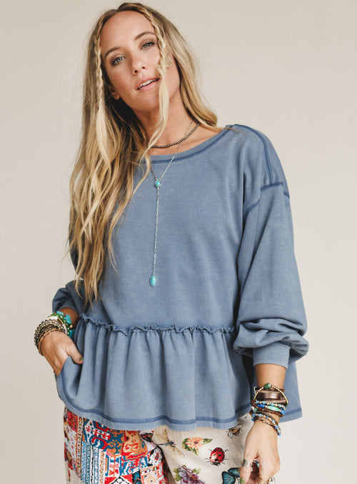 Meadow Club Top - Navy