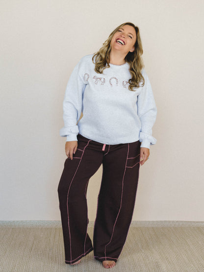 Hold My Horses Sweatshirt - Heather Gray