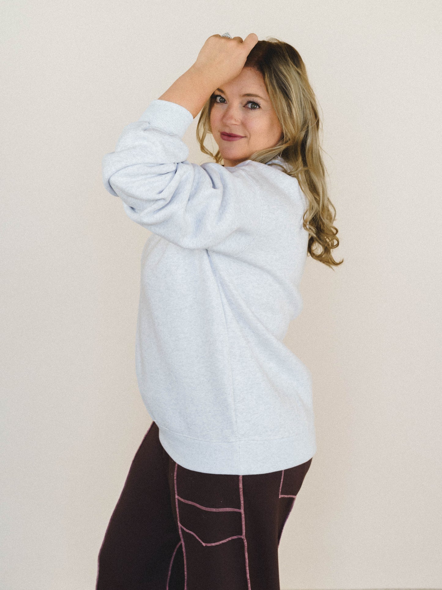 Hold My Horses Sweatshirt - Heather Gray