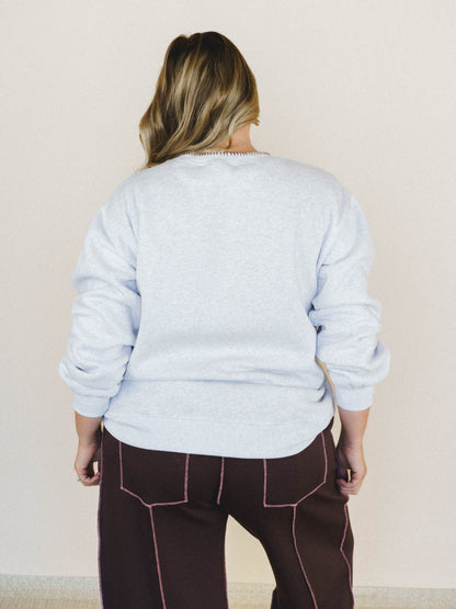 Hold My Horses Sweatshirt - Heather Gray