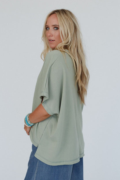 The Nest Payton Top - Sage