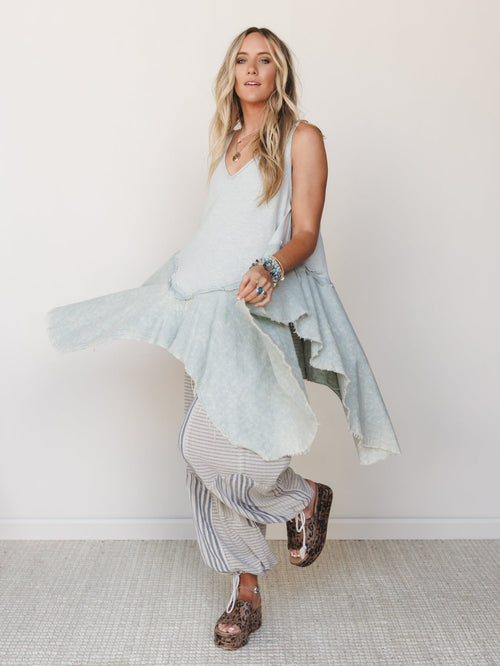 Bloom Basket Top - Blue