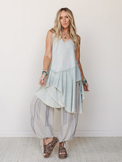 Bloom Basket Top - Blue