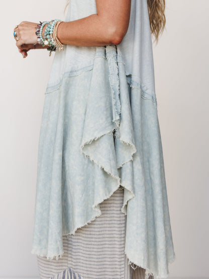 Bloom Basket Top - Blue