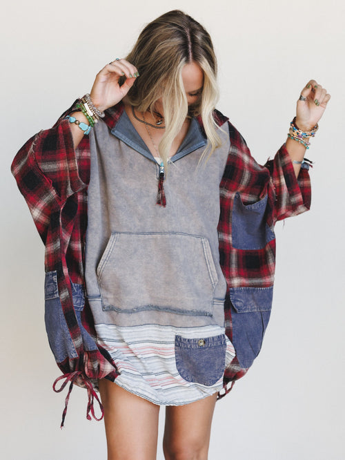Spice Trail Top - Gray