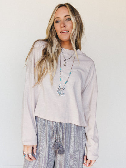 Sand Dune Top - Pink Nude
