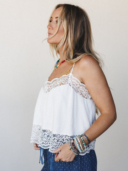Joy to Come Cami
 - White