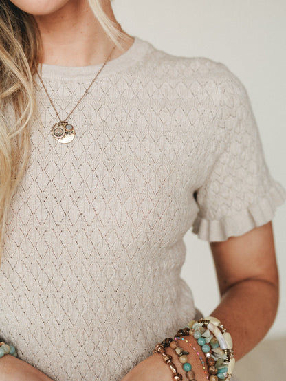 Spring Whisper Top - Camel