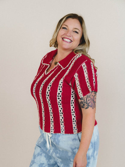Spring Fling Top - Red