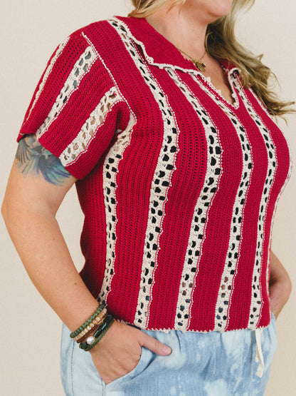 Spring Fling Top - Red