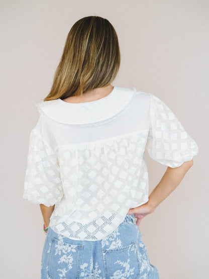 Vintage Treasures Blouse - Cream