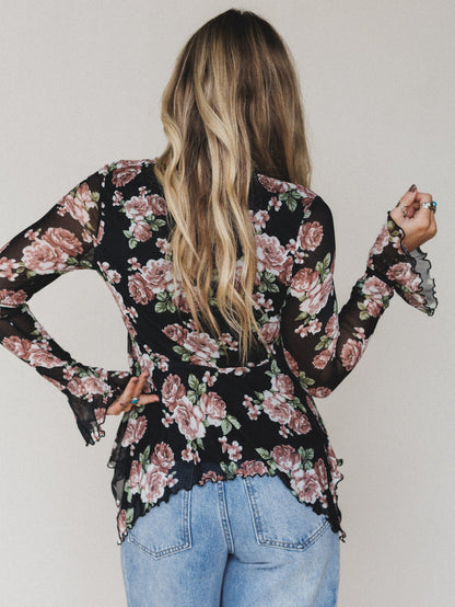 Wild Whisper Top - Black