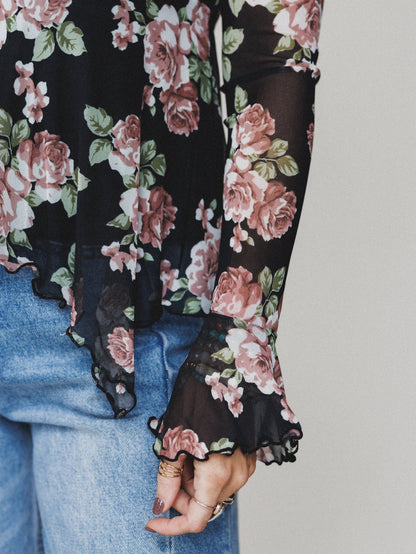 Wild Whisper Top - Black