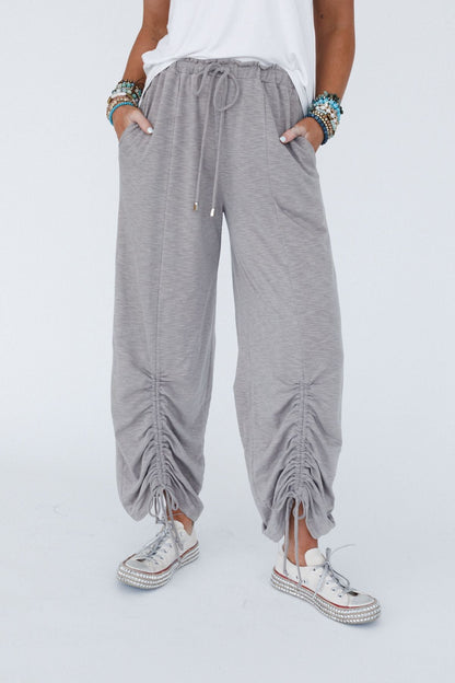 The Nest Solie Cinched Pants - Taupe