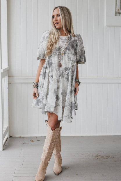 Dream Cloud Dress - Gray
