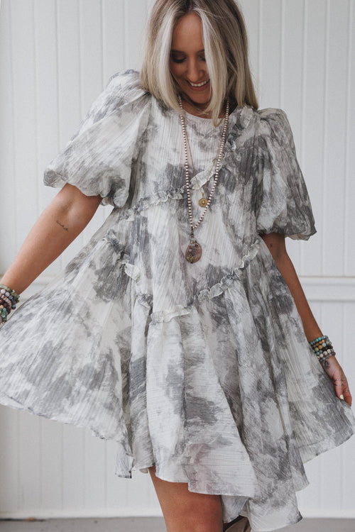 Dream Cloud Dress - Gray