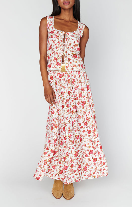 Adrianna Maxi Skirt ~ Southern Roses