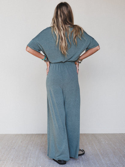 The Nest On The Go Jumpsuit - Olive