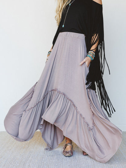 The Nest Forever Beauty Maxi Skirt - Mushroom