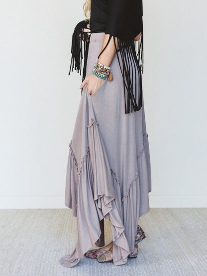 The Nest Forever Beauty Maxi Skirt - Mushroom