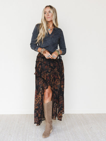 Frill Seeker Skirt - Black