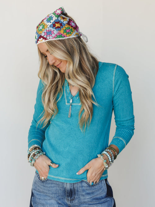 The Nest Off Duty Top - Jade