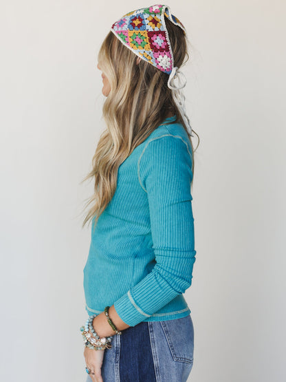 The Nest Off Duty Top - Jade
