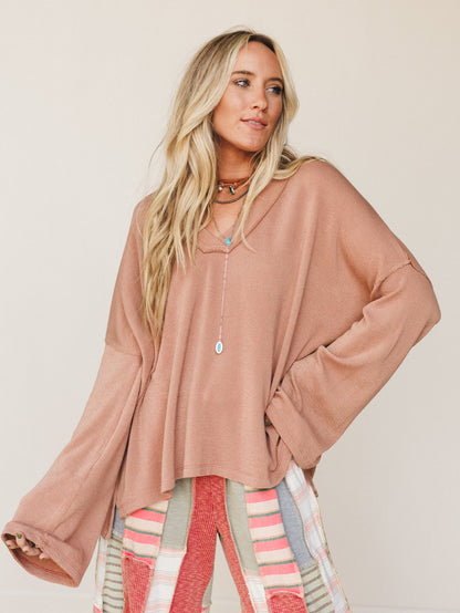 The Nest On The Go Long Sleeve Tee - Peanut