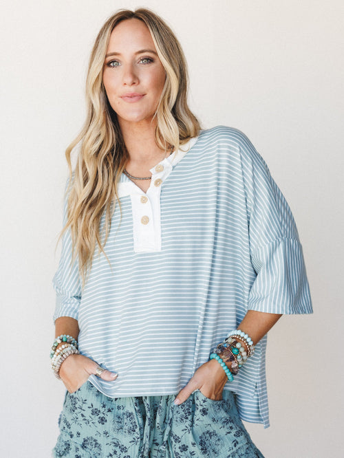 The Nest Chill Day Top - Mint