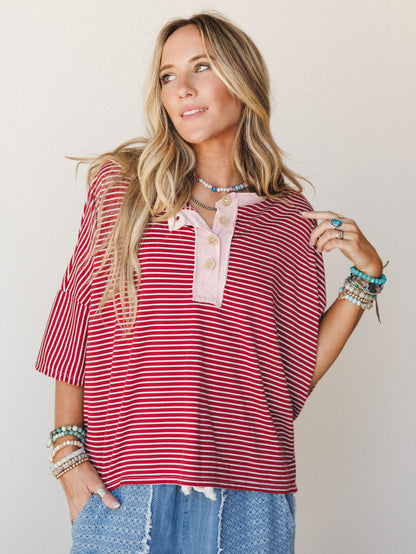 The Nest Chill Day Top - Marsala