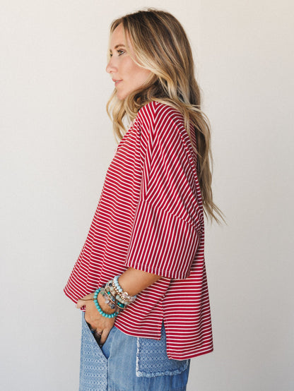The Nest Chill Day Top - Marsala