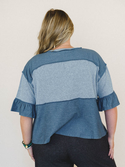 The Nest Soft Horizon Top - Teal
