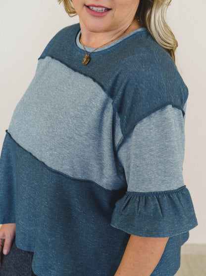 The Nest Soft Horizon Top - Teal